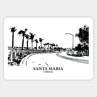 Santa Maria - California Sticker